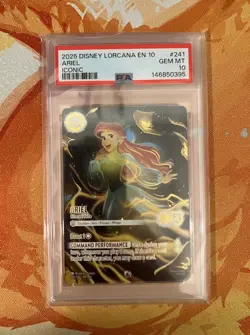 PSA 10 2025 DISNEY LORCANA WHISPERS IN THE WELL ICONIC ARIEL - ETHEREAL VOICE - Image 1