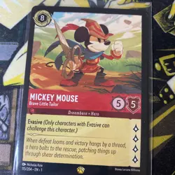 Disney Lorcana Mickey Mouse Brave Little Tailor 115/204 Legendary Non-foil - Image 1