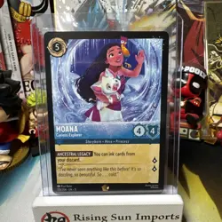 Moana - Curious Explorer 155/204 Winterspell Legendary Disney Lorcana TCG - Image 1