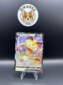 Meowth V SWSH004 SWSH: Sword & Shield Promo Cards Holo - Image 1