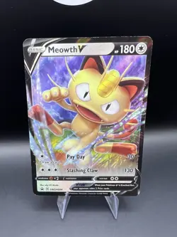 Meowth V SWSH004 SWSH: Sword & Shield Promo Cards Holo - Image 2