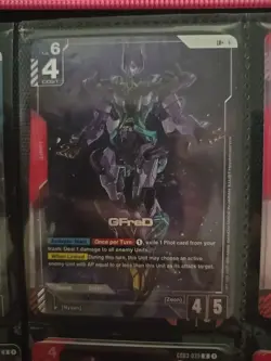GFreD LR+ GD03-035 Steel Requiem Gundam TCG English NM Card Game - Image 1