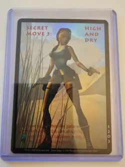 Tomb Raider CCG S203 - Secret Move 3: High and Dry - SWW Ultra Rare Card Holo - Image 1