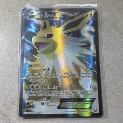 Pokemon Jolteon EX Alternate Art Promo Holo Lightning Card 028A/083 160 HP 2017 - Image 1