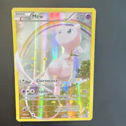 Pokemon Mew XY110 Promo Holo Card XY Set Psychic Basic English TCG - Image 1