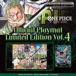 ✅ONE PIECE Card Game Official Playmat Limited Edition Vol. 4 + Promo Zoro - Image 3