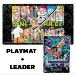 ✅ONE PIECE Card Game Official Playmat Limited Edition Vol. 4 + Promo Zoro - Image 4
