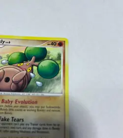 Bonsly 71/130 Common Non Holo Pokemon Card TCG - Diamond and Pearl - LP - Image 4