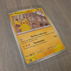 Pokemon Pikachu At The Museum x Natural History London Jumbo Card - Sealed - Image 3