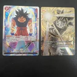 Dragon Ball Fusion World Son Goku Energy Marker Selfish Secret Promo 2card Set - Image 1