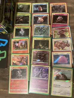 Pokemon TCG Detective Pikachu Collector's Tin Lunchbox, Full Card Set & PSA 9 - Image 3