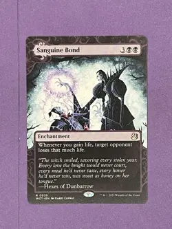 Sanguine Bond - Regular Rare - Enchanting Tales WOT 0035 - Near Mint - MTG - Image 1