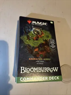 MTG Bloomburrow Commander Deck – Animated Army – Magic The Gathering Sealed - Image 1