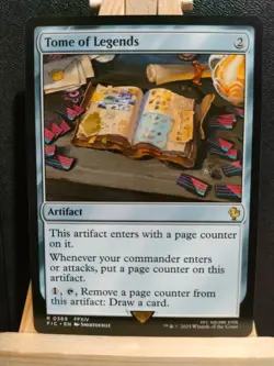 Tome of Legends - Final Fantasy Commander - Rare - NM (see pics) MTG - Image 1