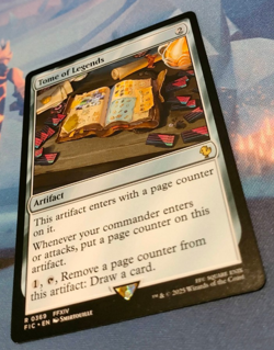 Tome of Legends - Final Fantasy Commander - Rare - NM (see pics) MTG - Image 3