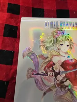 Magic The Gathering x Final Fantasy Tina Promotion Poster Foil 2025 Limited - Image 4
