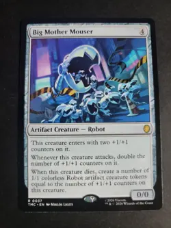 Big Mother Mouser Rare MTG Ninja Turtles Commander - Image 1
