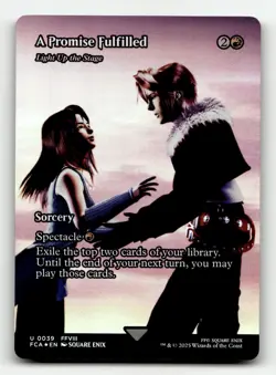 A Promise Fulfilled - Light Up the Stage (Showcase) 39 Foil U FINAL FANTASY: Thr - Image 1