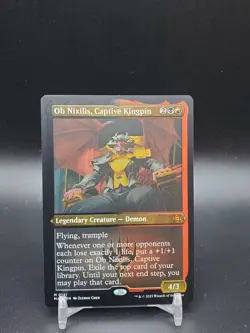 Ob Nixilis, Captive Kingpin FOIL Etched March of the Machine Aftermath NM MTG - Image 1
