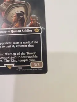 Magic MTG Boromir, Warden of the Tower LTR 0407 Alternate Full Art Borderless - Image 5