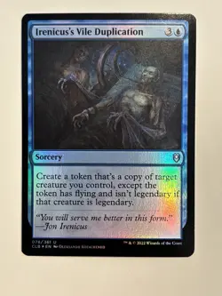 MTG Irenicus's Vile Duplication Battle for Baldur's Gate Foil 078 Mint - Image 1