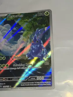 Pokemon Heracross 194/193 Rare SV02 Paldea Evolved PACK FRESH - Image 2