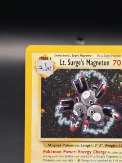 Pokemon TCG Lt. Surge's Magneton Gym Heroes 8/132 Holo Unlimited Holo Rare (NM) - Image 4