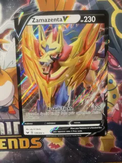 JUMBO Zamazenta V Oversized Promo Sword And Shield 139/202 Pokemon TCG 2019 - Image 1