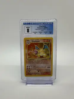 Pokemon Charizard Legendary Collection Holo 3/110 Cgc 8 W Subgrades Blue Label - Image 1