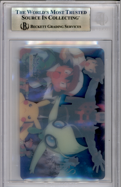 BGS 9.5 POKEMON JAPANESE ASH PIKACHU CELEBI 2001 POKEMON 4EVER CLEAR CARD 883 - Image 2