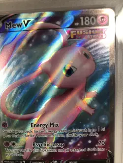 Pokemon Mew V 250/264 Fusion Strike Full Art PSA 9 - Image 5