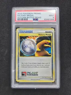 Pokemon Victory Medal Winner Promo Battle Roads Autumn 2010-2011 PSA 9 - Image 1
