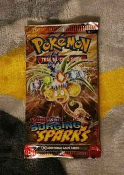 Pokemon Surging Sparks Booster Pack Sealed *Random Art* - Image 1