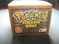 POKEMON MERLIN TOPPS SERIES 3 STICKERS DISPLAY BOX 50 SEALED BOOSTER PACKS 2001 - Image 2