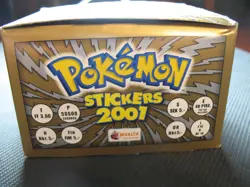 POKEMON MERLIN TOPPS SERIES 3 STICKERS DISPLAY BOX 50 SEALED BOOSTER PACKS 2001 - Image 5