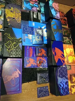 EMPTY Pokemon ETB Lot with Dice, inserts, Sleeves, Booklets, Covers - Image 5