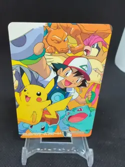 1999 Bandai Pocket Monsters Pokemon Collection #191 League Finale! Ash Pikachu - Image 1