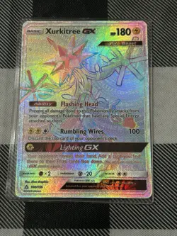 RARE Pokemon TCG Xurkitree Hidden Fates Shiny Holo Rare NM Condition 2018 - Image 2