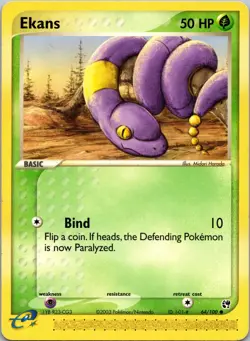 Ekans 64/100 Sandstorm MP Pokemon TCG - Image 1