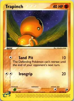 Trapinch 82/100 Sandstorm MP Pokemon TCG - Image 1