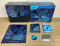 Pokemon Phantasmal Flames ~ Empty ETB w/ Sleeves, Coin, Etc. (No Packs Or Promo) - Image 1