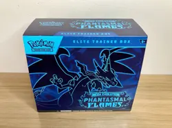 Pokemon Phantasmal Flames ~ Empty ETB w/ Sleeves, Coin, Etc. (No Packs Or Promo) - Image 2