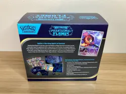 Pokemon Phantasmal Flames ~ Empty ETB w/ Sleeves, Coin, Etc. (No Packs Or Promo) - Image 3