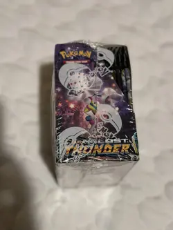 Pokemon TCG S&M Lost Thunder 2018 Booster Box Factory Sealed W/ ACRYLIC CASE - Image 2