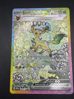 Leafeon ex 144/131 Pokemon SV: Prismatic Evolutions NM Special Illustration Rare - Image 3