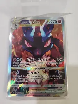Pokemon TCG: SEALED Lucario VSTAR SWSH291 Black Star Promo 2023 NM - Image 1