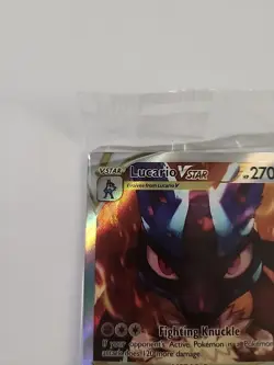 Pokemon TCG: SEALED Lucario VSTAR SWSH291 Black Star Promo 2023 NM - Image 2