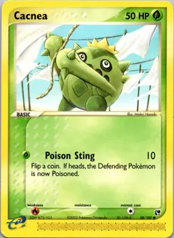 Cacnea - 58/100 Sandstorm MP Pokemon TCG - Image 1