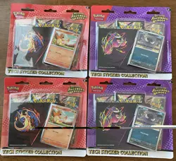 Pokemon Ascended Heroes Tech Sticker Collection Brand New Sealed! (LOT Of 4) - Image 1