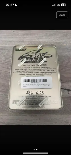 YUGIOH 2011 YUSEI DUELIST PACK COLLECTION TIN (4 BOOSTERS) FACTORY SEALED NEW - Image 2
